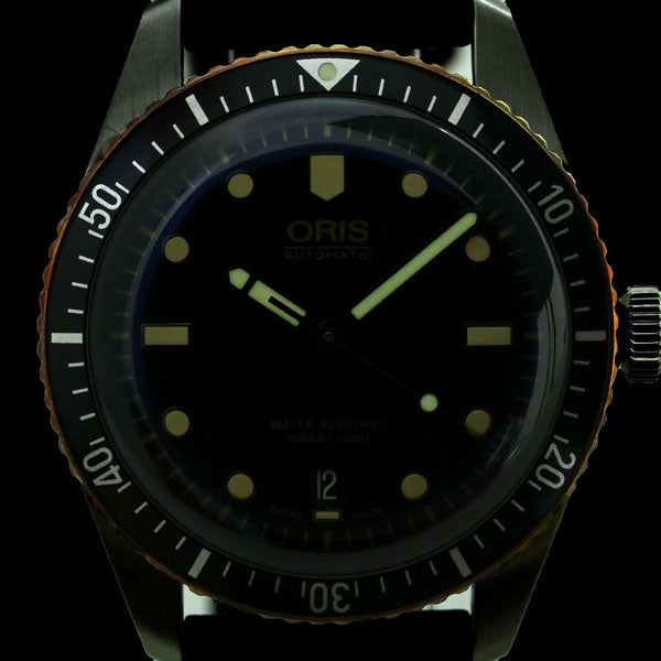 オリス 腕時計 ダイバーズ 65 40mm 01 733 7707 4354-07 5 20 55 ORIS 時計 自動巻き 新品 733-7707-4354LBR