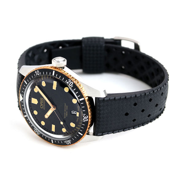 オリス 腕時計 ダイバーズ 65 40mm 01 733 7707 4354-07 4 20 18 ORIS 時計 自動巻き 新品 733-7707-4354RBK