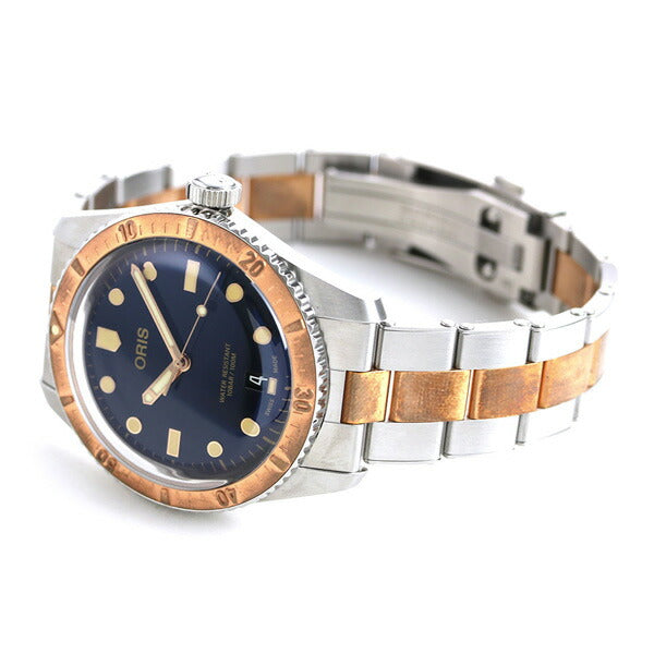 オリス 時計 ダイバーズ 65 40mm 01 733 7707 4355-07 8 20 17 ORIS 腕時計 自動巻き ブロンズ 銅 新品 733-7707-4355M