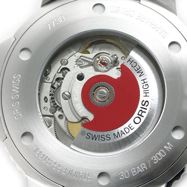 オリス 腕時計 アクイス デイト 43.5mm 01 733 7730 4135-07 4 24 64EB ORIS 時計 自動巻き 新品 733-7730-4135RDBK