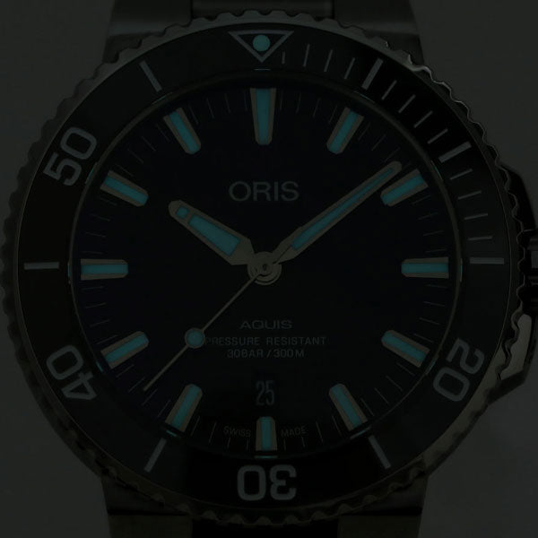オリス 腕時計 アクイス デイト 43.5mm 01 733 7730 4135-07 4 24 64EB ORIS 時計 自動巻き 新品 733-7730-4135RDBK