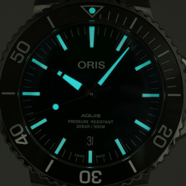 オリス 腕時計 アクイス デイト 43.5mm 01 733 7730 4157-07 8 24 05PEB ORIS 時計 自動巻き 新品 733-7730-4157M