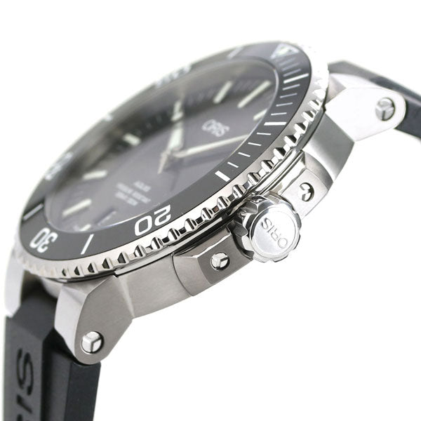 オリス 時計 アクイス デイト 43.5mm 01 733 7730 7153-07 4 24 64TEB ORIS 腕時計 自動巻き チタン 新品 733-7730-7153RDBK