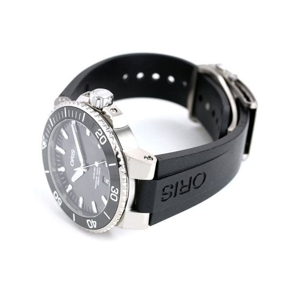 オリス 時計 アクイス デイト 43.5mm 01 733 7730 7153-07 4 24 64TEB ORIS 腕時計 自動巻き チタン 新品 733-7730-7153RDBK