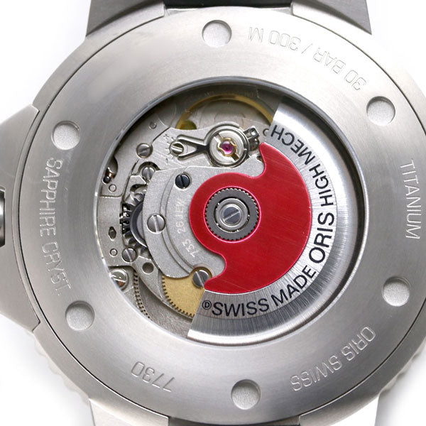 オリス 時計 アクイス デイト 43.5mm 01 733 7730 7153-07 4 24 64TEB ORIS 腕時計 自動巻き チタン 新品 733-7730-7153RDBK