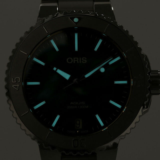 オリス 腕時計 アクイス デイト ブレスネット 36.5mm 01 733 7770 4137-07 8 18 05P ORIS 時計 自動巻き 新品 733-7770-4137MB