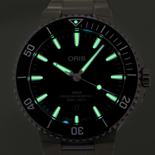 オリス 腕時計 アクイス デイト 43.5mm 01 733 7789 4154-07 8 23 04PEB ORIS 時計 自動巻き 新型 新品 733-7789-4154M