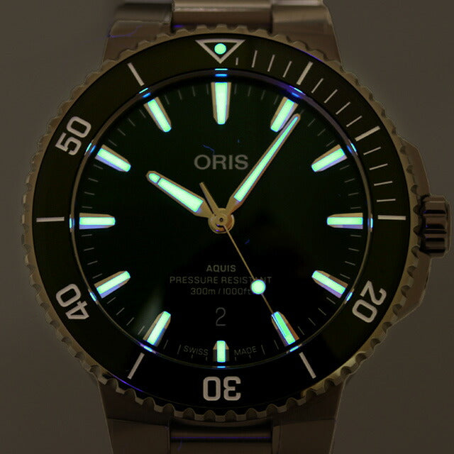 オリス 時計 アクイス デイト 43.5mm 01 733 7789 4157-07 8 23 04PEB ORIS 腕時計 自動巻き 新型 新品 733-7789-4157M