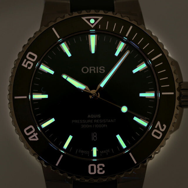 オリス 腕時計 アクイス デイト 43.5mm 01 733 7789 4157-07 4 23 37FC ORIS 時計 自動巻き 新型 新品 733-7789-4157R