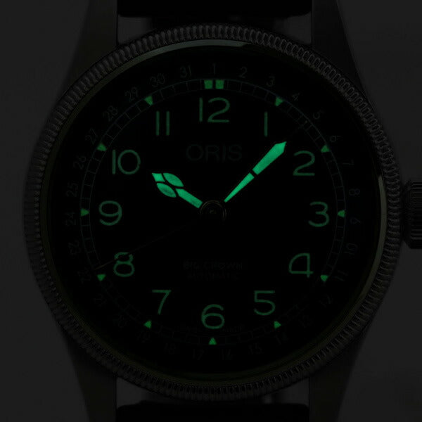 オリス 腕時計 ビッグクラウン ポインターデイト 40mm 01 754 7741 4064-07 5 20 65 ORIS 時計 自動巻き 新品 754-7741-4064LBK