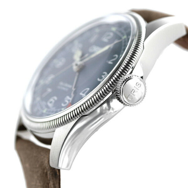 オリス 時計 ビッグクラウン ポインターデイト 40mm 01 754 7741 4065-07 5 20 63 ORIS 腕時計 自動巻き 新品 754-7741-4065LBR
