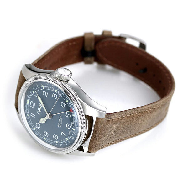 オリス 時計 ビッグクラウン ポインターデイト 40mm 01 754 7741 4065-07 5 20 63 ORIS 腕時計 自動巻き 新品 754-7741-4065LBR