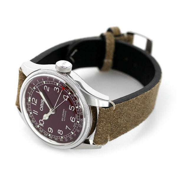 オリス 時計 ビッグクラウン ポインターデイト 40mm 01 754 7741 4068-07 5 20 50 ORIS 腕時計 自動巻き 新品 754-7741-4068LBR