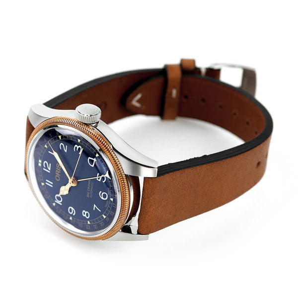 オリス 時計 ビッグクラウン ポインターデイト 40mm 01 754 7741 4365-07 5 20 58 ORIS 腕時計 自動巻き 新品 754-7741-4365LBR