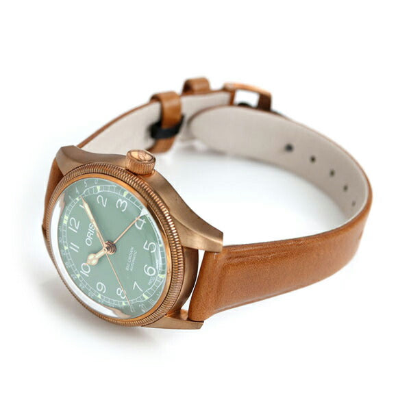 オリス 腕時計 ビッグクラウン ポインターデイト 36mm 01 754 7749 3167-07 5 17 66BR ORIS 時計 自動巻き ブロンズ 銅 新品 754-7749-3167LBR