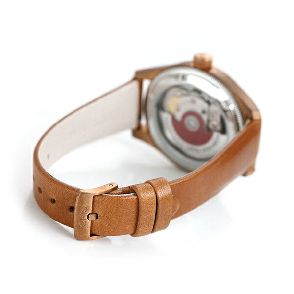 オリス 腕時計 ビッグクラウン ポインターデイト 36mm 01 754 7749 3167-07 5 17 66BR ORIS 時計 自動巻き ブロンズ 銅 新品 754-7749-3167LBR