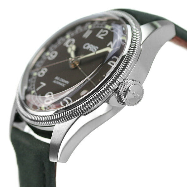 オリス 時計 ビッグクラウン ポインターデイト 36mm 01 754 7749 4064-07 5 17 65 ORIS 腕時計 自動巻き 新品 754-7749-4064LBK