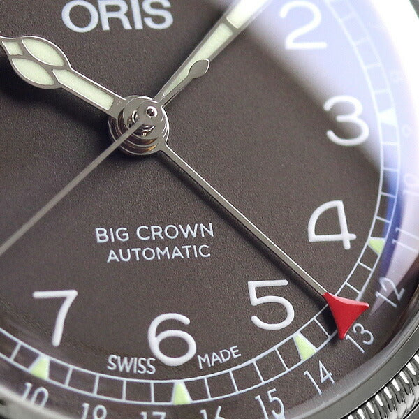 オリス 時計 ビッグクラウン ポインターデイト 36mm 01 754 7749 4064-07 5 17 65 ORIS 腕時計 自動巻き 新品 754-7749-4064LBK
