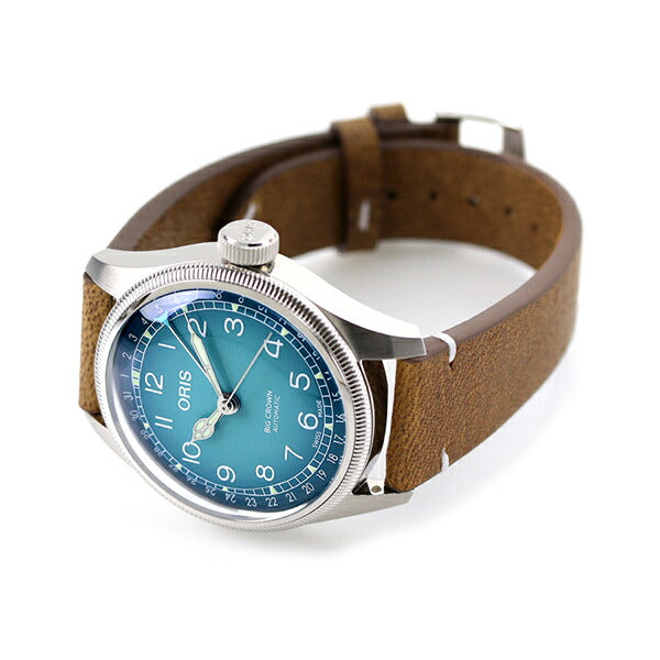 オリス 時計 ビッグクラウン ポインターデイト チェルボボランテ 38mm 01 754 7779 4065-Set 07 5 19 13 ORIS 腕時計 自動巻き 新品 754-7779-4065-SET