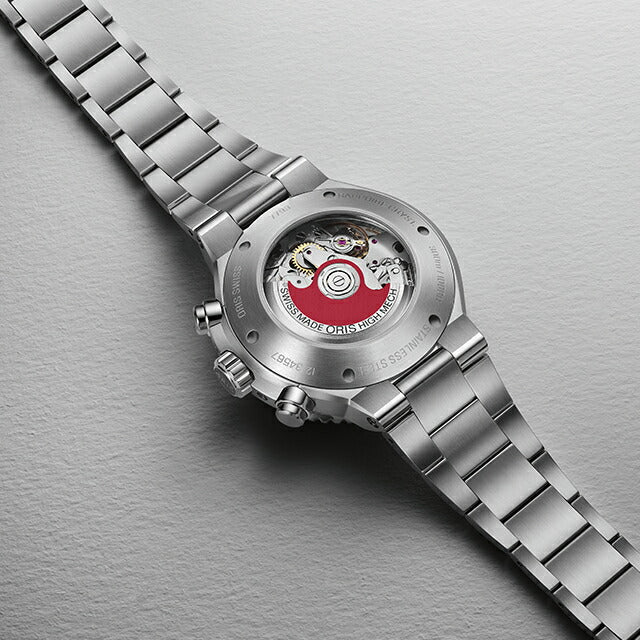 オリス アクイス クロノグラフ 43.5mm 自動巻き 腕時計 ブランド メンズ クロノグラフ ORIS 01 771 7793 4155-07 8 23 01PEB アナログ 771-7793-4155M