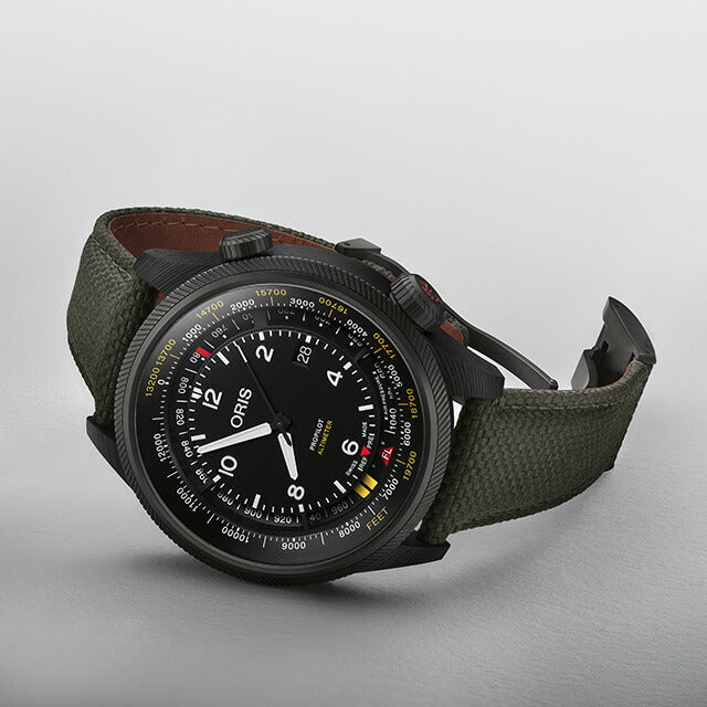 オリス 腕時計 プロパイロット アルティメーター 01 793 7775 8734-Set ORIS 時計 自動巻き カーボン 新品 793-7775-8734SET