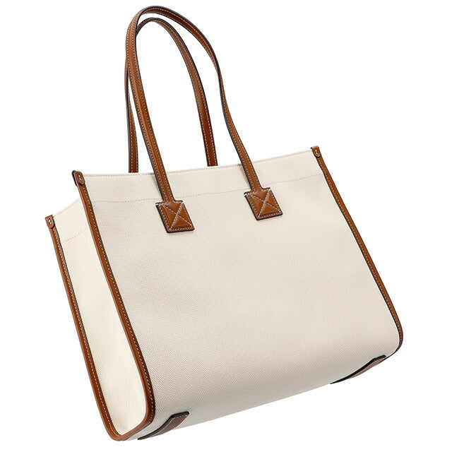バ−バリ− トートバッグ レディース ブランド BURBERRY 8044138 ホワイト/ブラウン 8044138