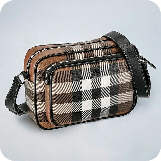 バ−バリ− ショルダーバッグ レディース ブランド BURBERRY チェック 8049145 ブラウン 8049145
