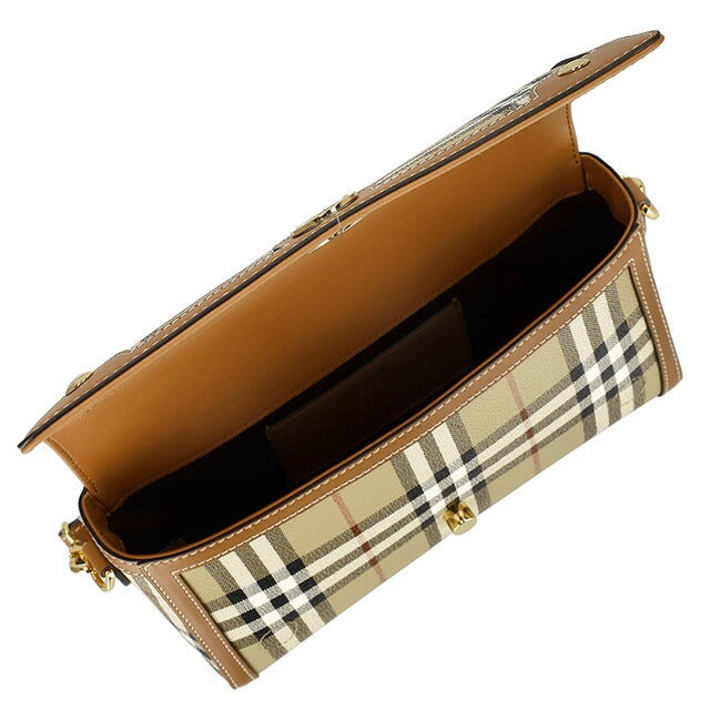 バ−バリ− ショルダーバッグ レディース ブランド BURBERRY チェック 8066165 ベージュ 8066165