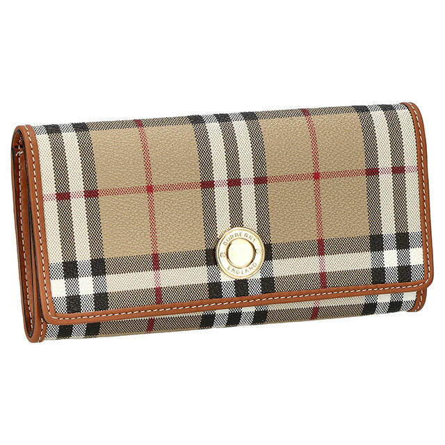 バ−バリ− 長財布 レディース ブランド BURBERRY チェック 8070414 ベージュ 8070414