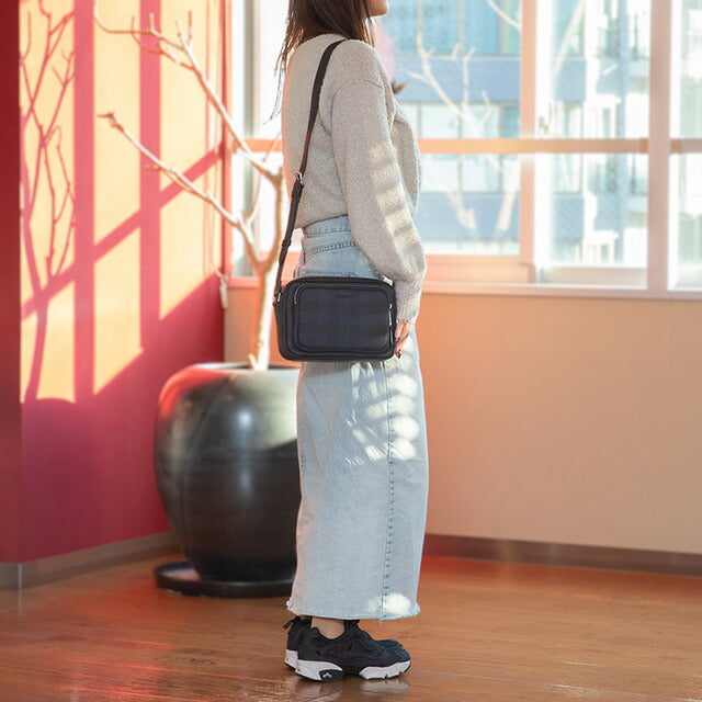 バ−バリ− ショルダーバッグ メンズ レディース ブランド BURBERRY チェック 8074099 ブラック 8074099