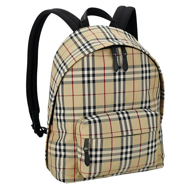 バ−バリ− リュック メンズ ブランド BURBERRY チェック 8084113 ベージュ 8084113