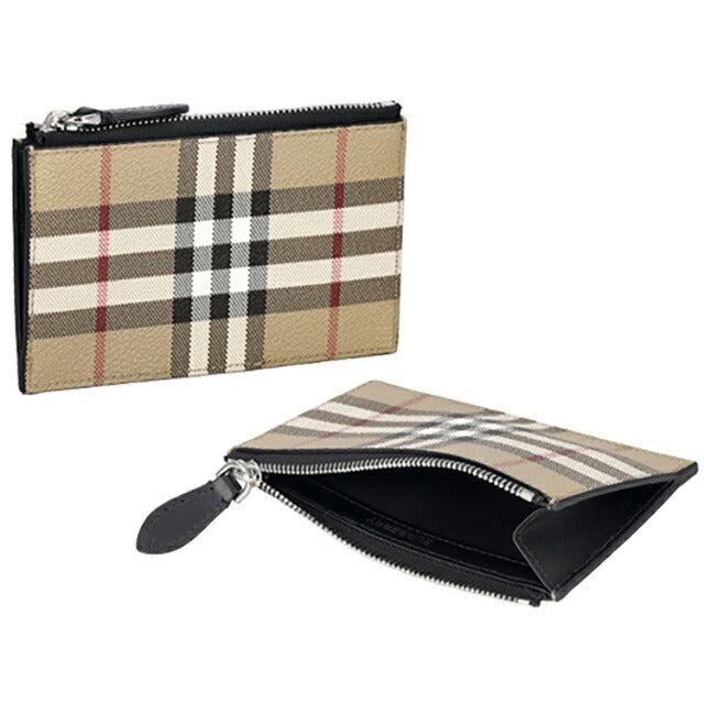 バ−バリ− コインケース メンズ レディース ブランド BURBERRY チェック 8084166 ベージュ 8084166