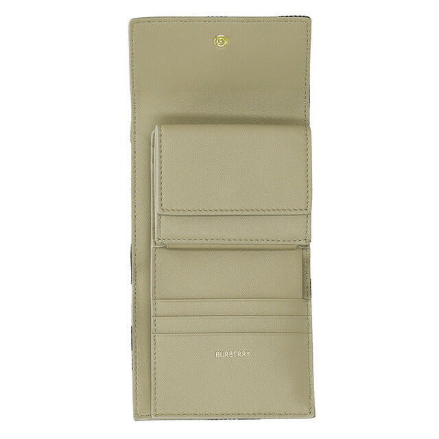 バ−バリ− 三つ折り財布 メンズ ブランド BURBERRY チェック 8086005 ベージュ 8086005