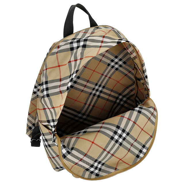 バ−バリ− リュック メンズ ブランド BURBERRY チェック 8091312 ベージュ 8091312