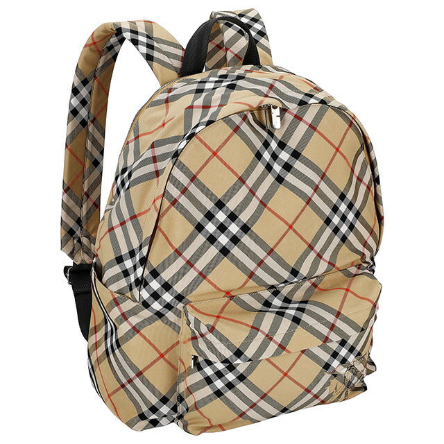 バ−バリ− リュック メンズ ブランド BURBERRY チェック 8091312 ベージュ 8091312