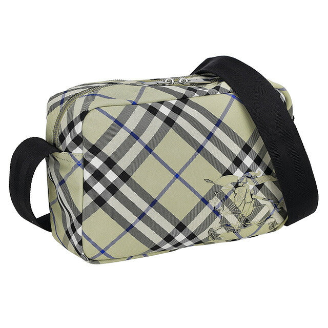 バ−バリ− ショルダーバッグ メンズ ブランド BURBERRY チェック 8091335 ライトベージュ 8091335