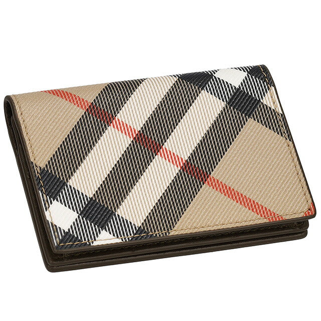 バ−バリ− カードケース メンズ ブランド BURBERRY チェック 8091911 ベージュ 8091911