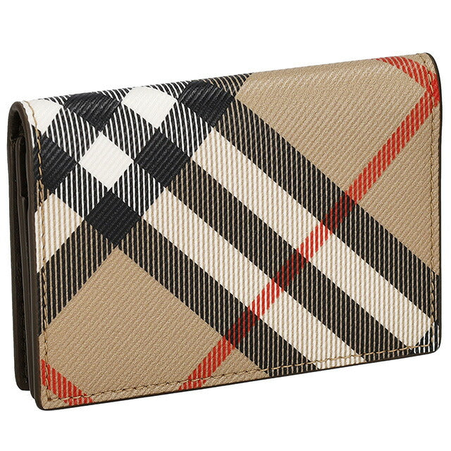 バ−バリ− カードケース メンズ ブランド BURBERRY チェック 8091911 ベージュ 8091911