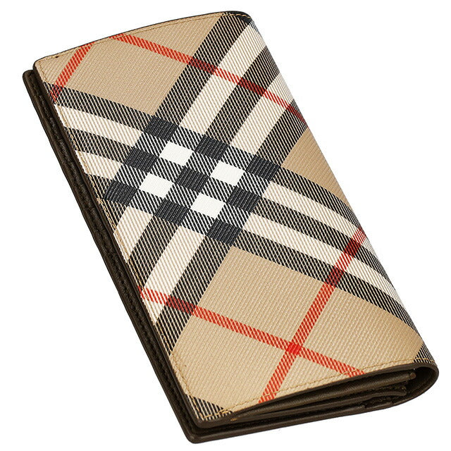 バ−バリ− 長財布 メンズ ブランド BURBERRY チェック 8091921 ベージュ 8091921
