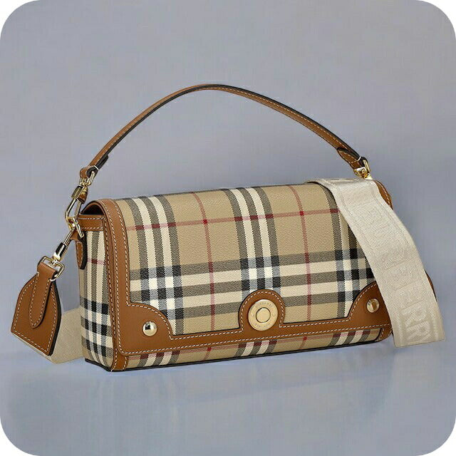 バ−バリ− ショルダーバッグ レディース ブランド BURBERRY チェック 8092048 ベージュ 8092048