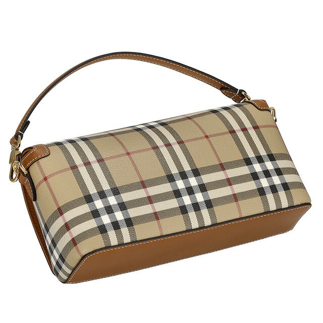 バ−バリ− ショルダーバッグ レディース ブランド BURBERRY チェック 8092048 ベージュ 8092048
