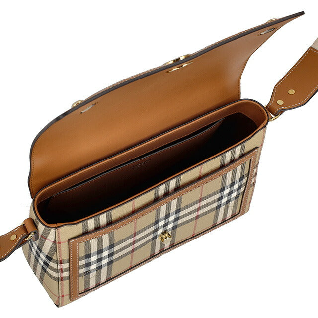 バ−バリ− ショルダーバッグ レディース ブランド BURBERRY チェック 8092067 ベージュ 8092067