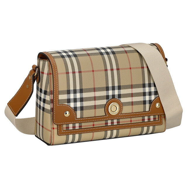 バ−バリ− ショルダーバッグ レディース ブランド BURBERRY チェック 8092067 ベージュ 8092067