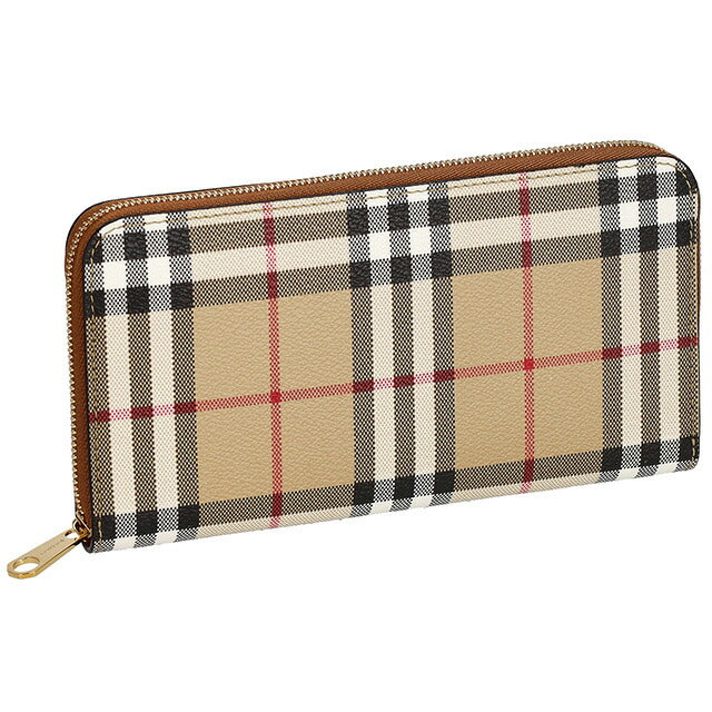バ−バリ− 長財布 メンズ ブランド BURBERRY チェック 8094438 ベージュ 8094438