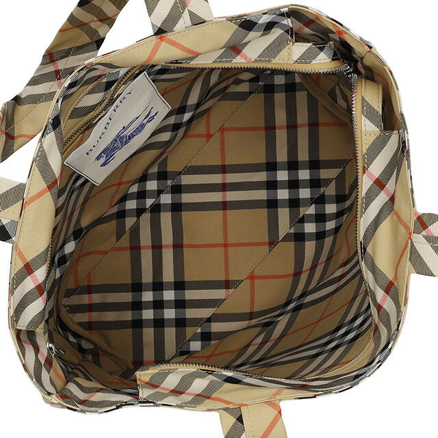 バ−バリ− トートバッグ メンズ ブランド BURBERRY チェック 8097716 ベージュ 8097716