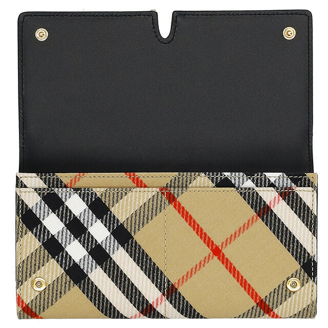 バ−バリ− 長財布 メンズ ブランド BURBERRY チェック 8099215 ベージュ 8099215