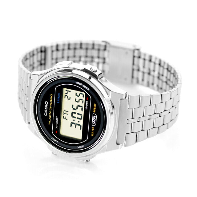カシオ チープカシオ CASIO クォーツ 電池式 A171WE-1A ビンテージ 海外モデル ユニセックス チプカシ 腕時計 ブランド カシオ casio デジタル ブラック 黒 A171WE-1ADF