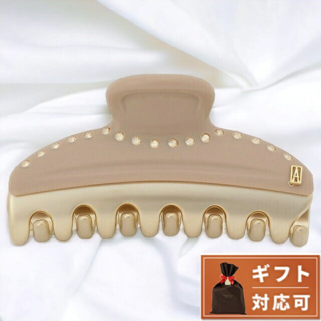 アレクサンドル ドゥ パリ ALEXANDRE DE PARIS ICCM-15571-03 S5 ヴァンドーム Mクリップ クリスタル ヘアクリップ ベージュ 髪留め レディース AHAL00023L
