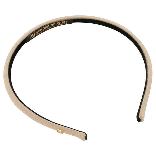 アレクサンドル ドゥ パリ ALEXANDRE DE PARIS THB 20147 06 S 1850 17 サテン カチューシャ ベージュ ヘアアクセサリー AHAL00032L