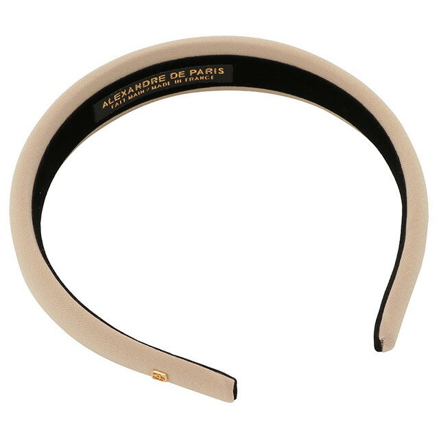 アレクサンドル ドゥ パリ ALEXANDRE DE PARIS THB-20149-25 S-1850-17 サテン カチューシャ ベージュ ヘアバンド 髪留め レディース ヘアアクセサリー AHAL00034L